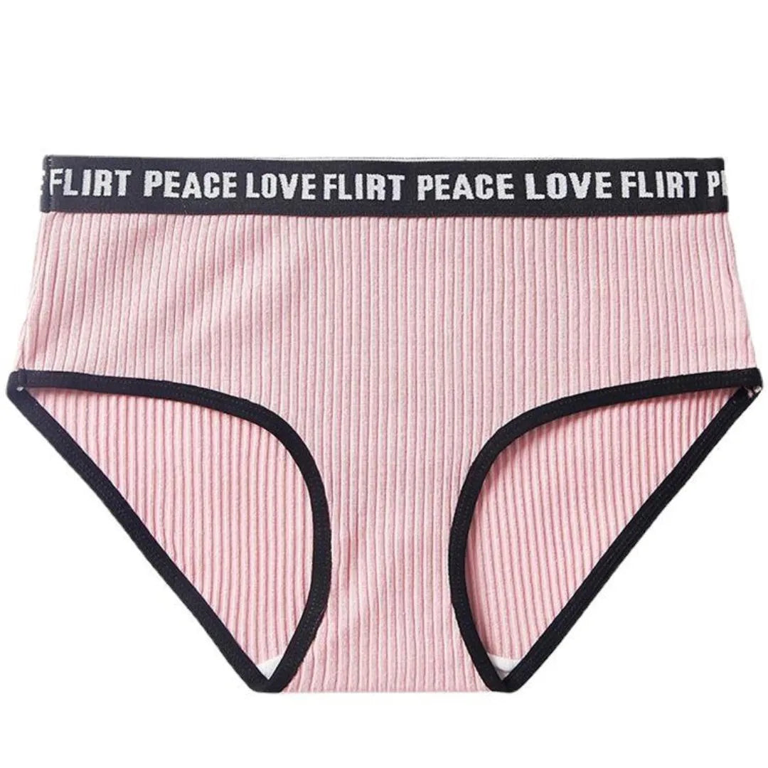 3Pcs/Lot Kids Panties Chirdren's Underwear Lovely Girl Briefs Floral Adorable Pants Baby Cotton Underpants Letter