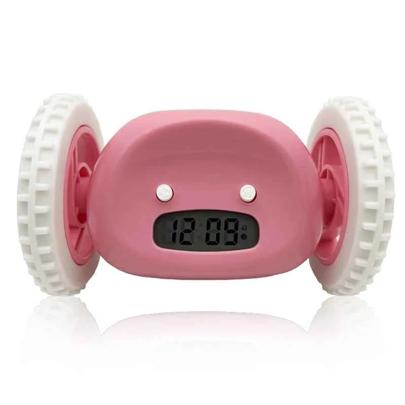 4 Styles CLOCKY Moving Alarm Clock with Jump and Run Feature for Heavy Sleepers Wake Up Easier