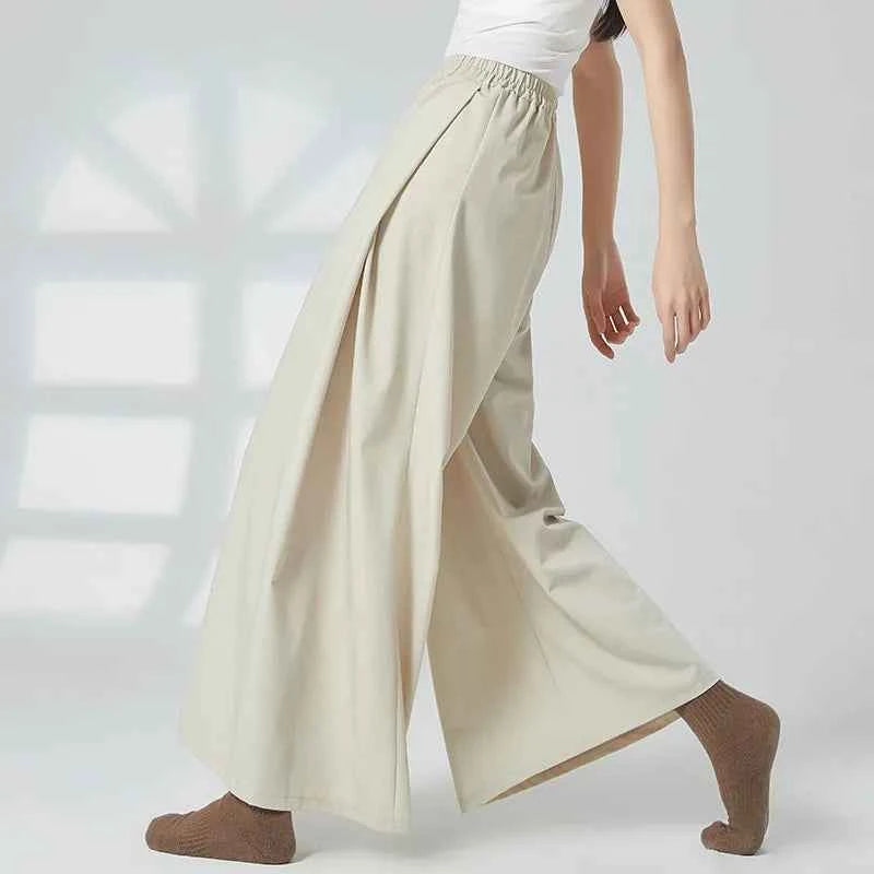 Modern Dance Girl Loose Straight Wide-Leg Pants Classic Dance Practice Outfit Daily Wear Comfortable Fit Dance Trousers