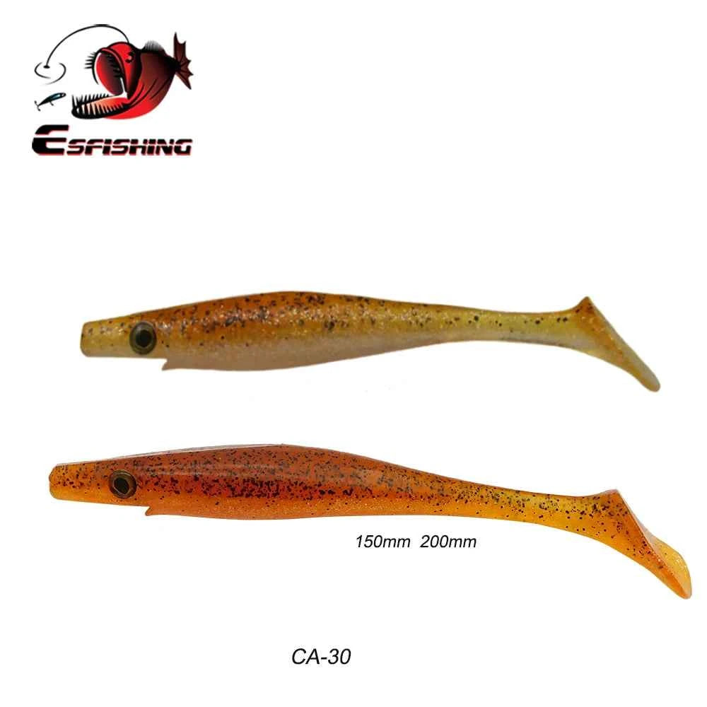 KESFISHING Hog Shad 4”5”6”8” inch Pesca Isca Artificial Bait Big Catch Sea Fishing Wobblers winter fishing Soft Fishing