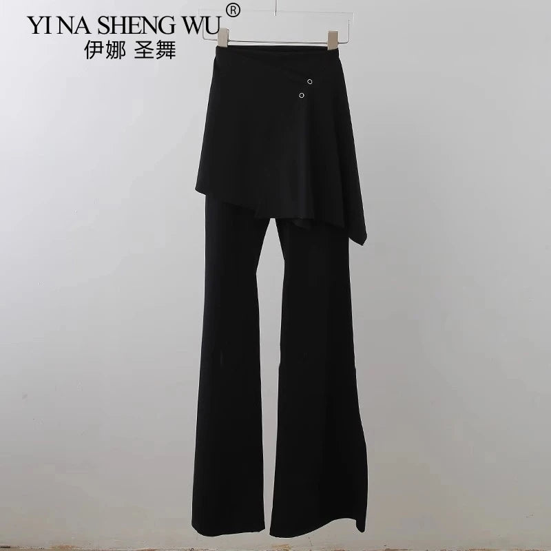 Women's Dance Practice Pants Latin Dance/Classical Dance/Yoga Costume Adult Modern Dance Bell-bottoms Pilates Fitness Wear
