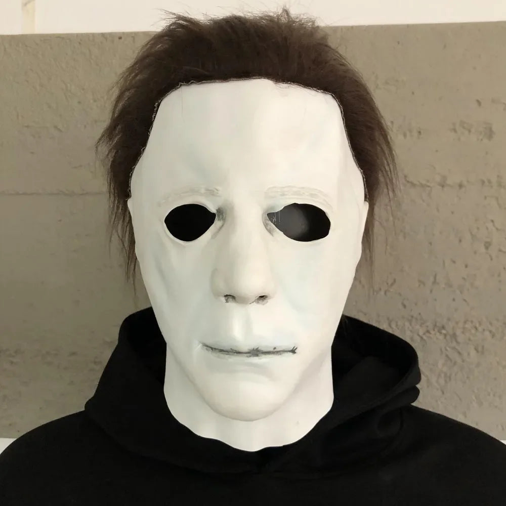 Maschera Michael Myers Halloween 2025 - Cosplay Horror Killer Demone Lattice Carnevale Masquerade
