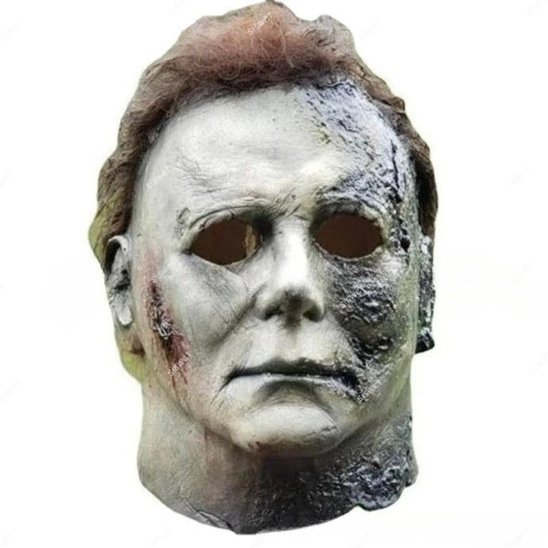 Halloween Mask Michael Myers Carnevale Killer Cosplay Costume Prop Horror Latex Headgear Bloody Killer Cos Adult Party Supplies