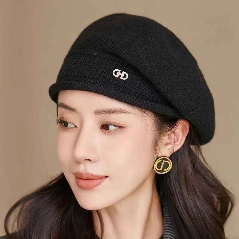 Women's Winter Knit Beret - Fashion  Hat Soft Warm Comfortable Stretchy Cap for Cold Weather
