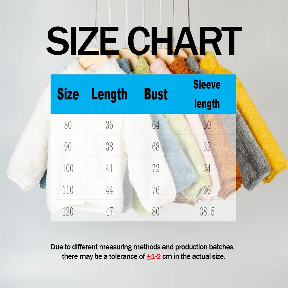 Children's Clothing Toddler Winter Overalls Fashion Girls Baby Jacket Boys Sweatshirts Infant Casual Costume Kids Sportswear New