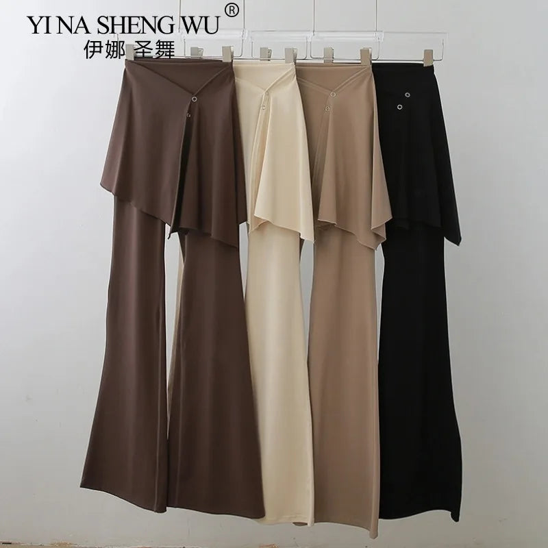 Women's Dance Practice Pants Latin Dance/Classical Dance/Yoga Costume Adult Modern Dance Bell-bottoms Pilates Fitness Wear