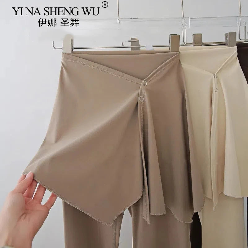 Women's Dance Practice Pants Latin Dance/Classical Dance/Yoga Costume Adult Modern Dance Bell-bottoms Pilates Fitness Wear