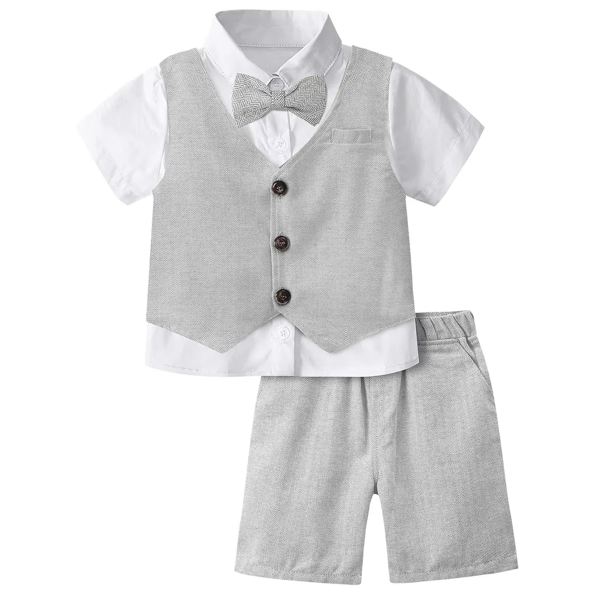 Completo Cerimonia Bambino 3 Pezzi - Abito Elegante per Matrimonio e Feste