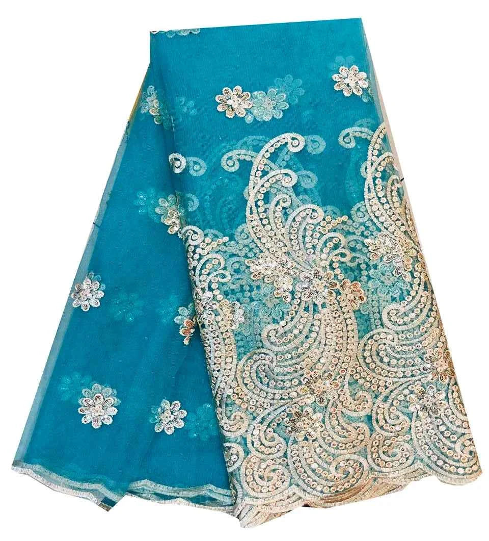 5yards/lot 2025 High Quality Nigerian French Lace African Lace Fabric for Party Dress Peach Africa Lace Fabric ALC