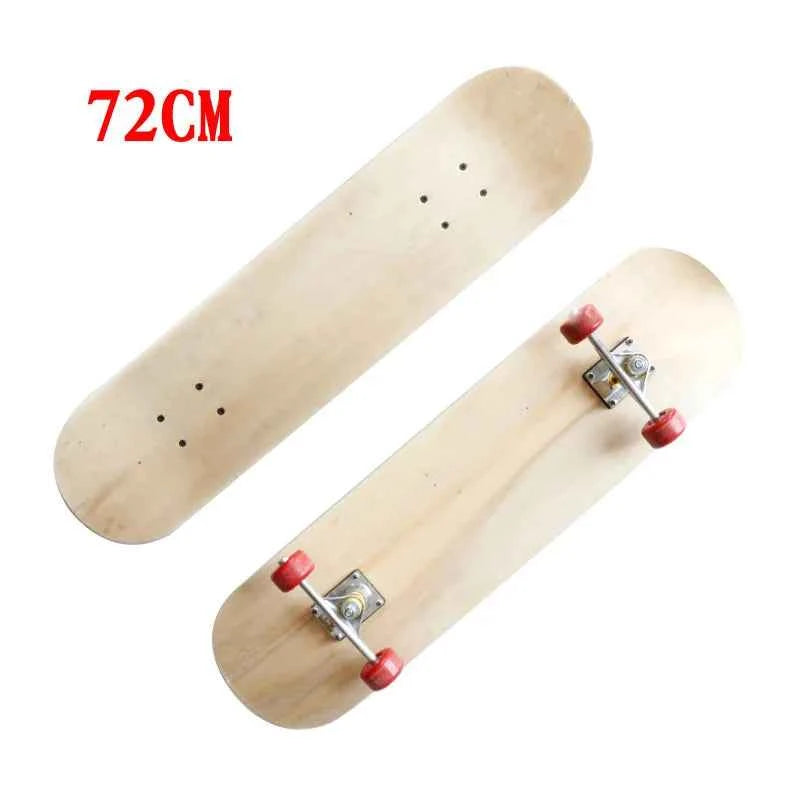 Skateboard Whiteboard 43cm 60cm 72cm 80cm Hand drawn Drawing Original Wooden Board DIY Blank Skateboard Children's Skate Board