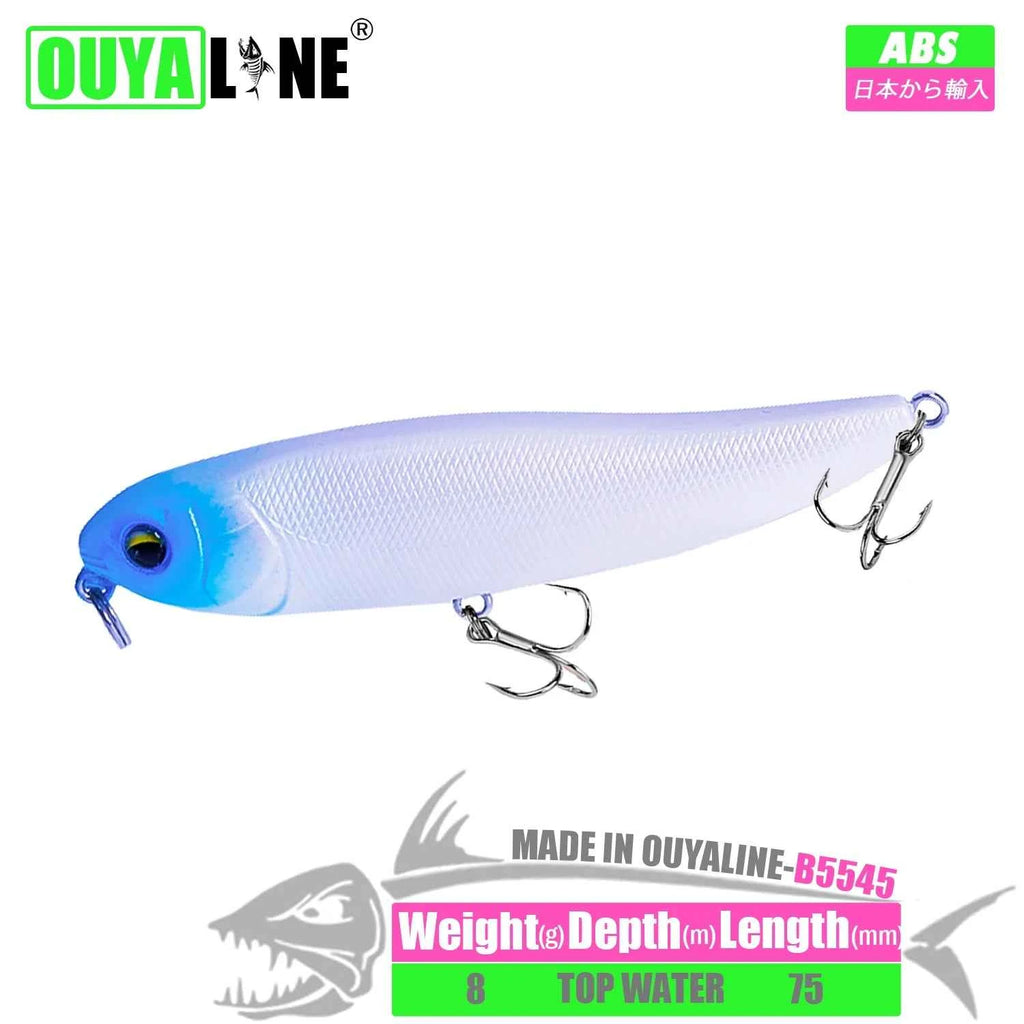Pencil Fishing Lure Isca Artififcial Weights 8g 75mm Floating Pesca Bait Wobblers Peche A La Carp Fish Tackle Leurre Accessories