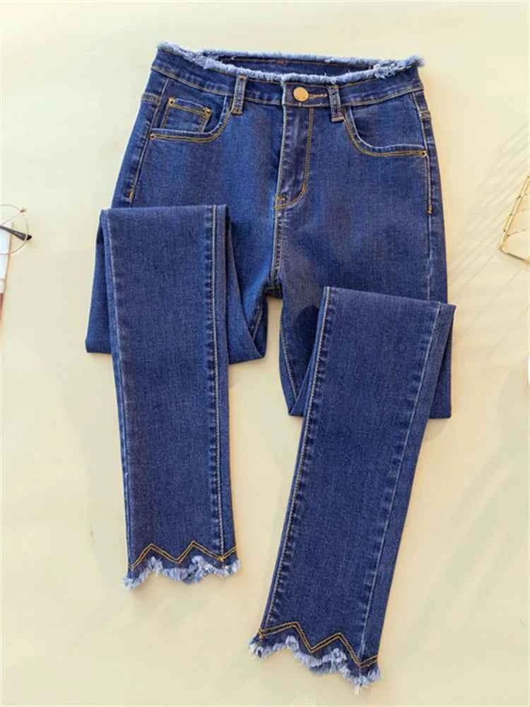 Jeans Female Denim Pants Black Color Womens Jeans woman Donna Stretch Bottoms Feminino Skinny Pants For Women Trousers