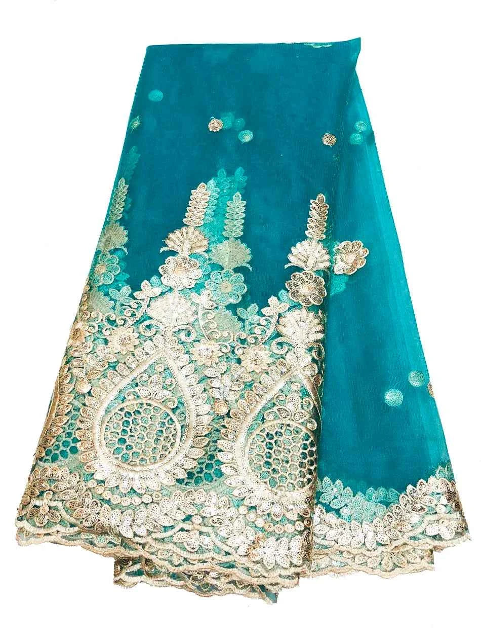 5yards/lot 2025 High Quality Nigerian French Lace African Lace Fabric for Party Dress Peach Africa Lace Fabric ALC