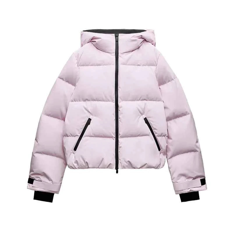 Chic Winter Warm Ski Wear Suits For Women Windproof Waterproof Hooded Park Coat Warm Pants 2026 New Lady Snow Sportwears