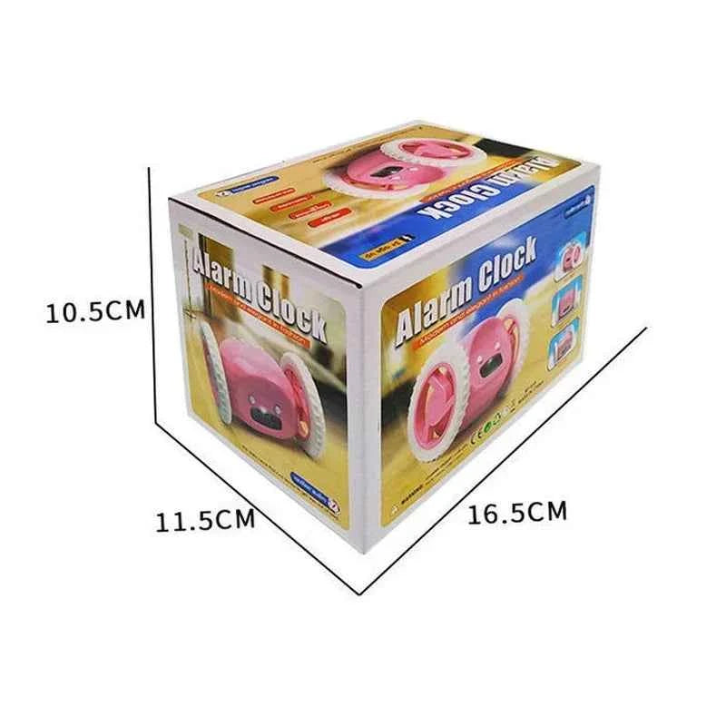 4 Styles CLOCKY Moving Alarm Clock with Jump and Run Feature for Heavy Sleepers Wake Up Easier