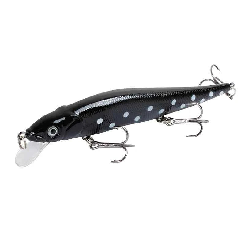 1 Pcs Fishing Lure 11.5cm/14g Minnow Crankbait Wobblers 3D Eyes Perch Artificial Bait Pike Carp Bait Swim Bait Fishing Pesca