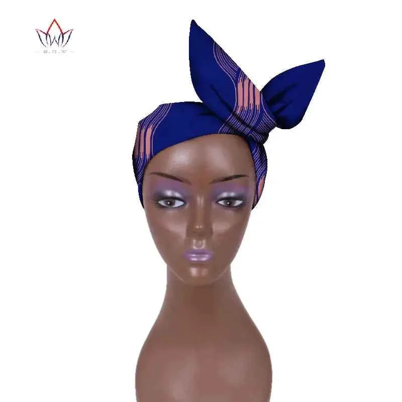 Wholesale Fashion African Headband for Women Ankara Headband Decorations Wrap Tie Scarf Africa Hair Accessories BRW WYB374