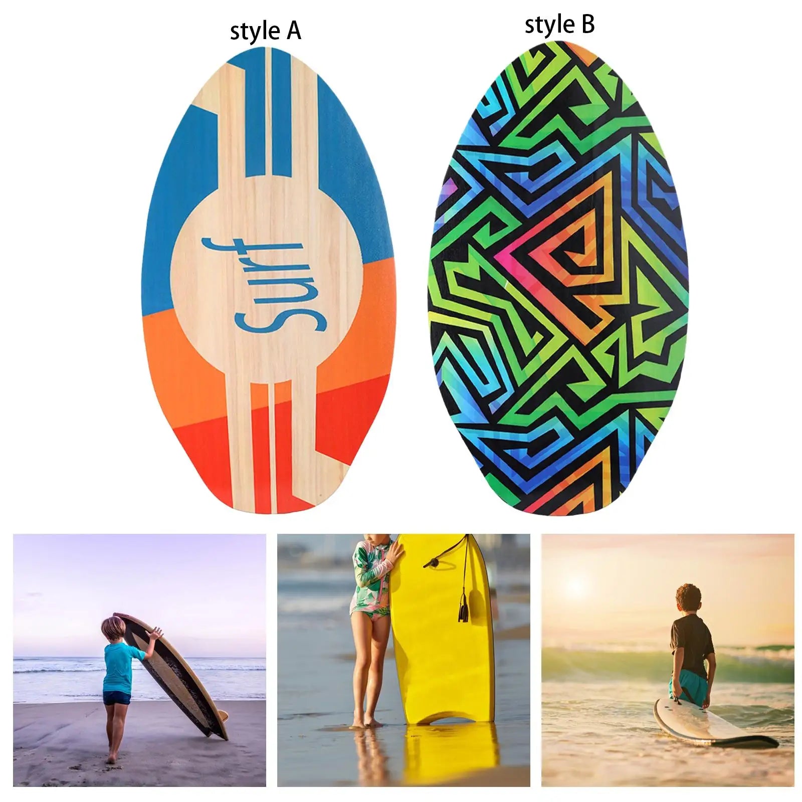 skimboard bambini tavola surf bambini giochi spiaggia sport acquatici skimboard legno beach toys kids surfboard water sports kids giochi estivi