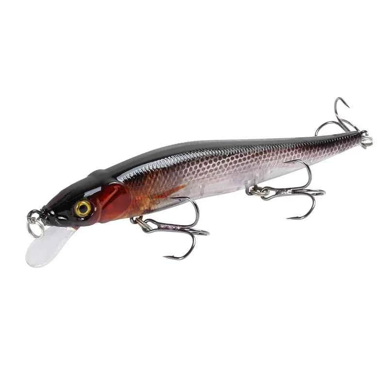 1 Pcs Fishing Lure 11.5cm/14g Minnow Crankbait Wobblers 3D Eyes Perch Artificial Bait Pike Carp Bait Swim Bait Fishing Pesca