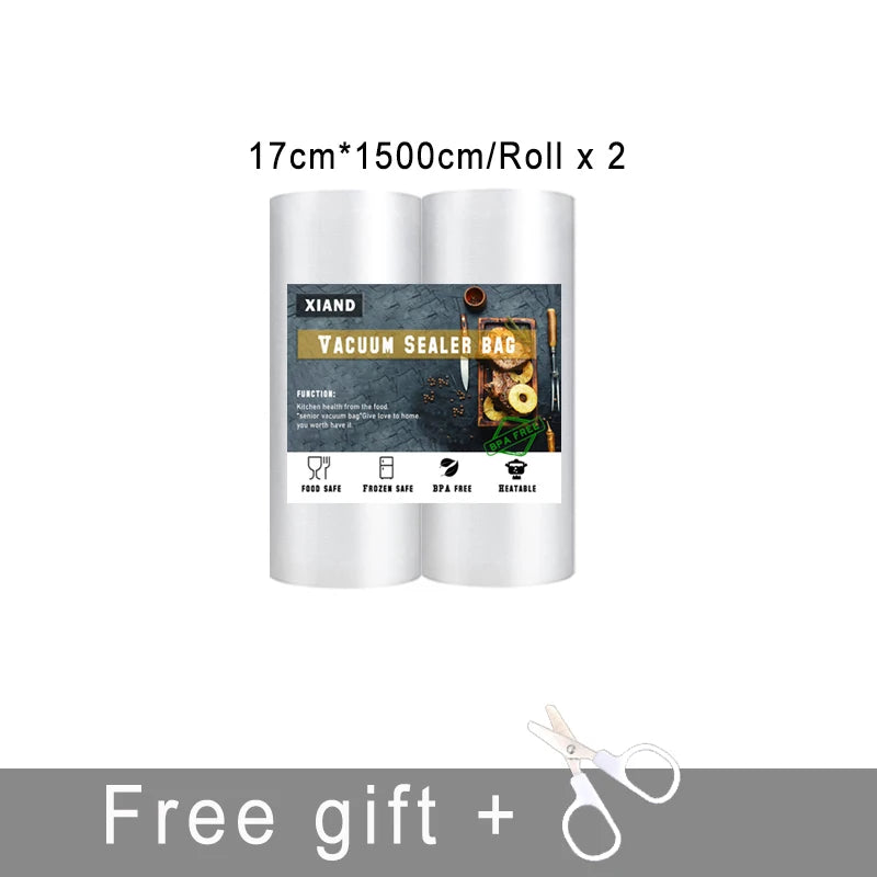 Vacuum Bags For Food Storage Bags Vacuum Sealer Food Bags Vacuum Packaging 12/15/20/22/25/28cm*1500cm/Rolls