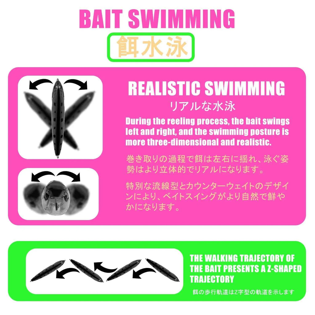 Pencil Fishing Lure Isca Artififcial Weights 8g 75mm Floating Pesca Bait Wobblers Peche A La Carp Fish Tackle Leurre Accessories