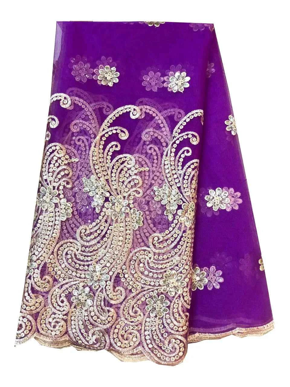 5yards/lot 2025 High Quality Nigerian French Lace African Lace Fabric for Party Dress Peach Africa Lace Fabric ALC