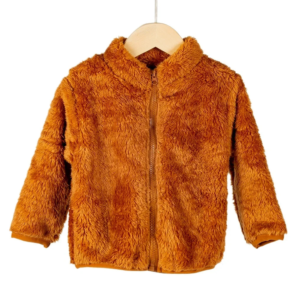 Children's Clothing Toddler Winter Overalls Fashion Girls Baby Jacket Boys Sweatshirts Infant Casual Costume Kids Sportswear New