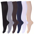 Set 6 Paia Calze a Compressione 15-20mmHg - Calzini Graduati Unisex