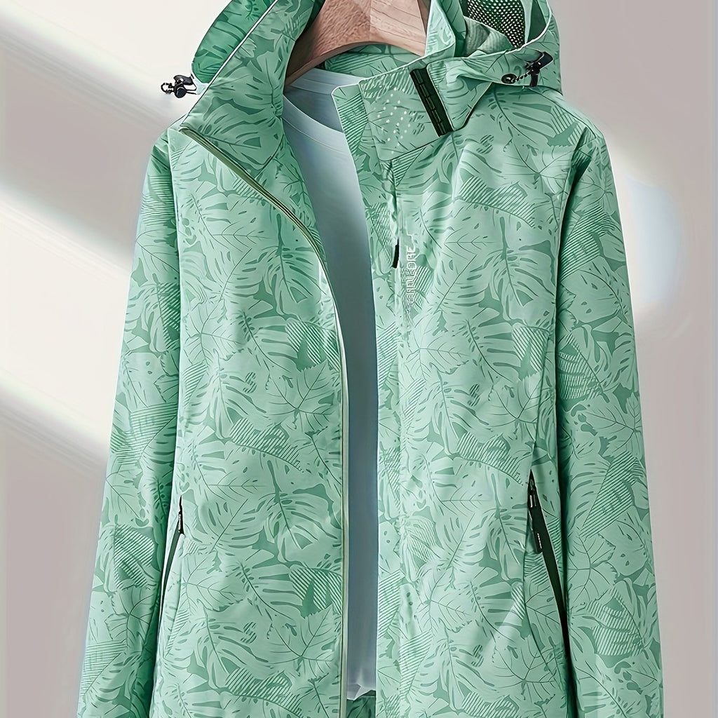 Giacca Antivento Donna con Cappuccio Staccabile - Windbreaker Casual