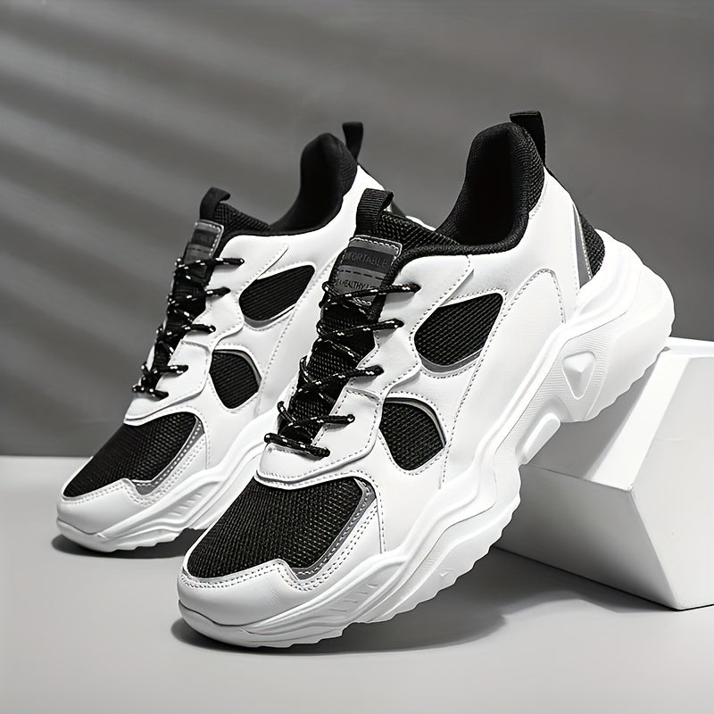 Sneakers Platform Uomo con Zeppa - Scarpe Sportive Dad Shoes Traspiranti