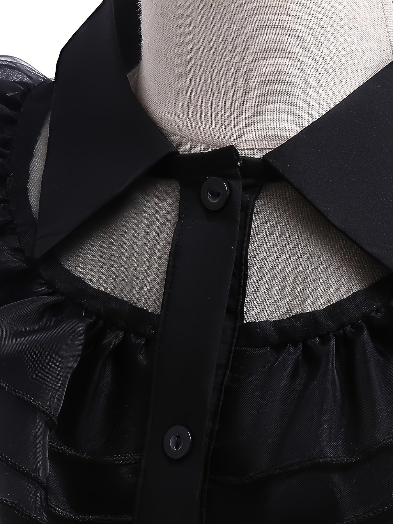 Vestito Principessa Gotica Bambina Nero – Costume Elegante per Halloween e Feste