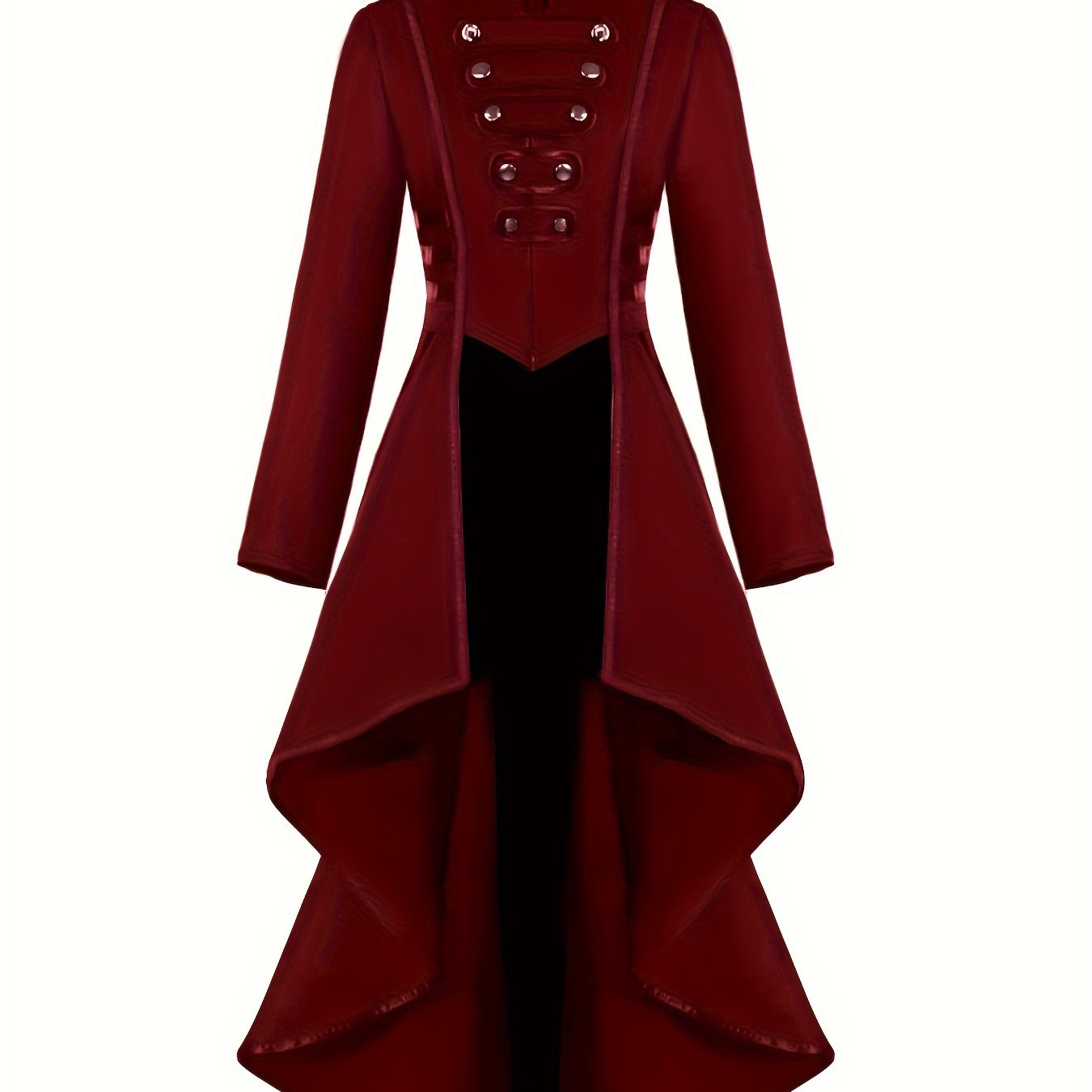 Titolo: Giacca Gotica Vintage con Bottoni Decorativi - Costume Pirata Vampiro Halloween Abbigliamento Donna