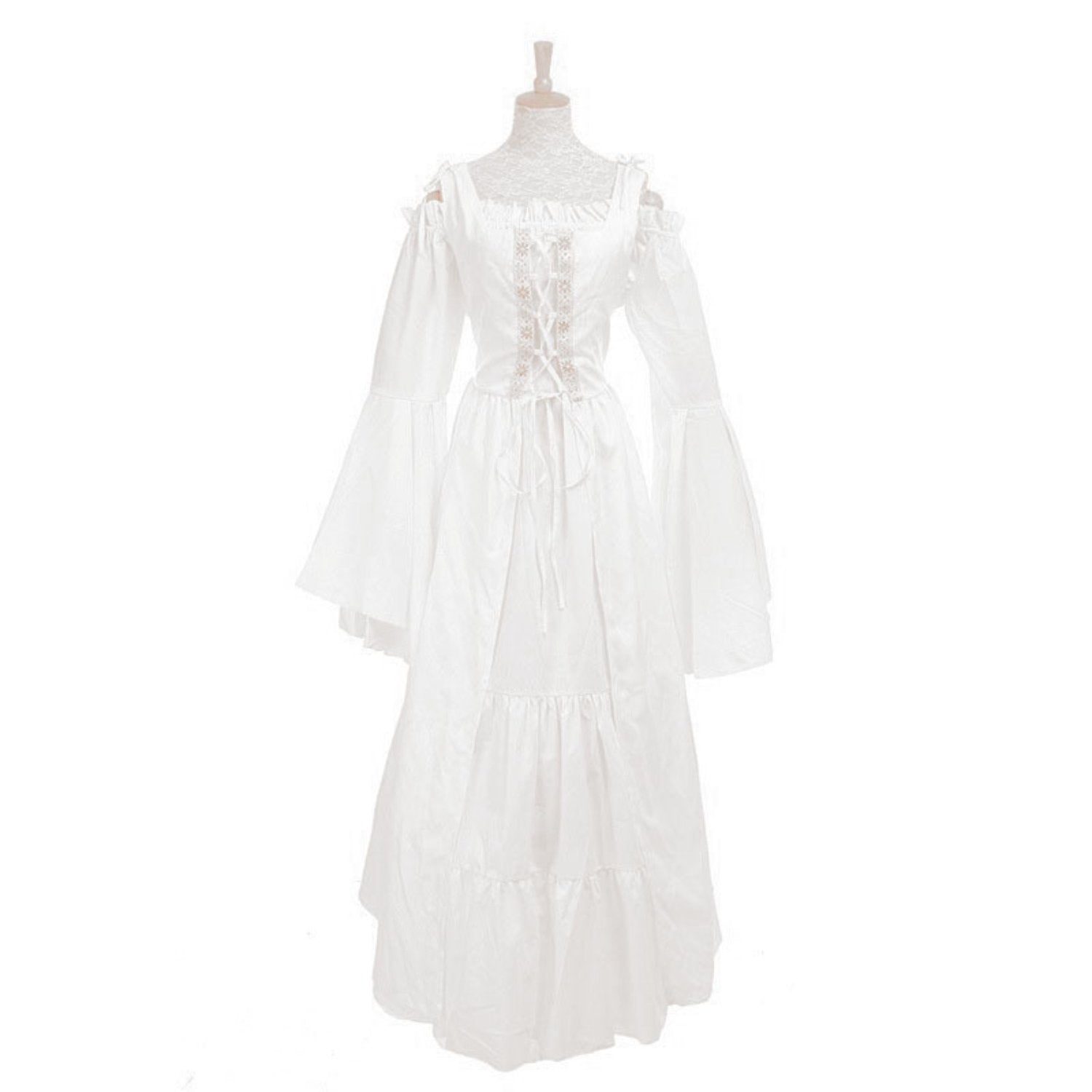 Women's Halloween Costume: Retro Court Two-Piece Gown, Medieval Drama/ Stage Performance Outfit, Halloween Costumes For Women, Costume Halloween, Costumes For Women, Halloween Costume Women, Halloween Costumes Women, Drama Re