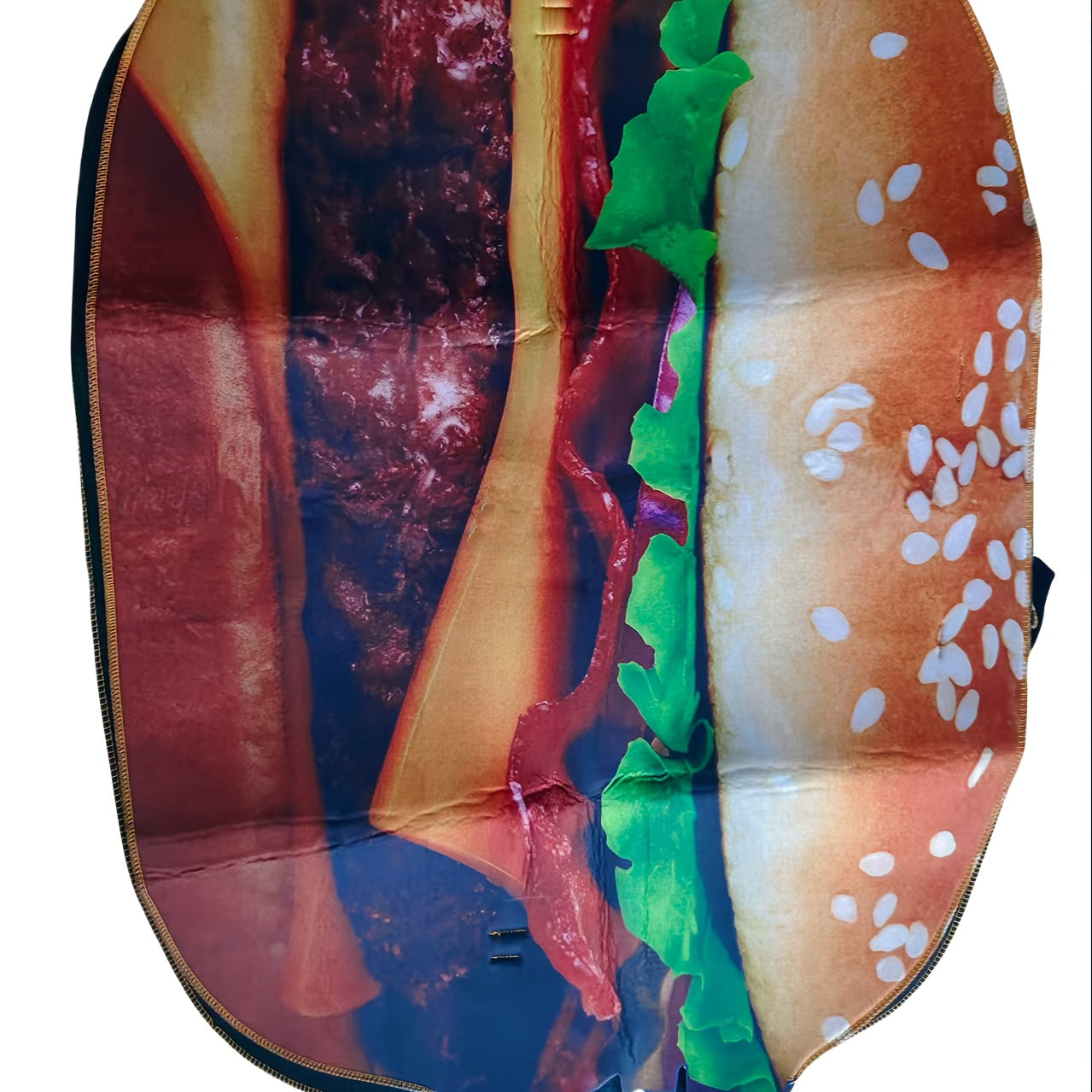 Titolo: Costume Hamburger Adulto Unisex Divertente - Spugna Composita con Panino Lattuga Pomodoro Formaggio - Comodo per Halloween Carnevale Feste  Anteprima