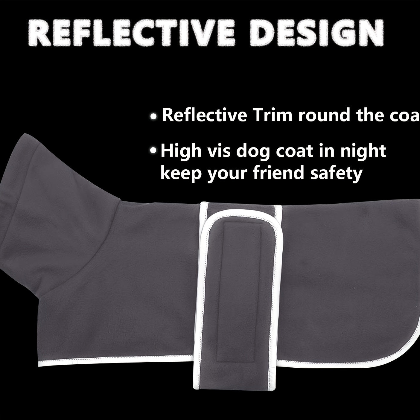 Cozy Gray Dachshund dog Coat - Soft Padded Fleece Lining, High Collar, Adjustable Straps, Perfect for Cold Weather, Outdoor Activities, and Pet Costumes - Ideal for Small Breed Dogs