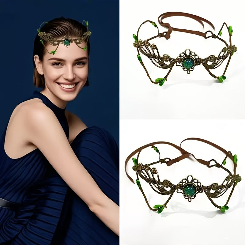 Tiara Regina Elfa Oscura – Corona Gotica per Carnevale Cosplay e Halloween