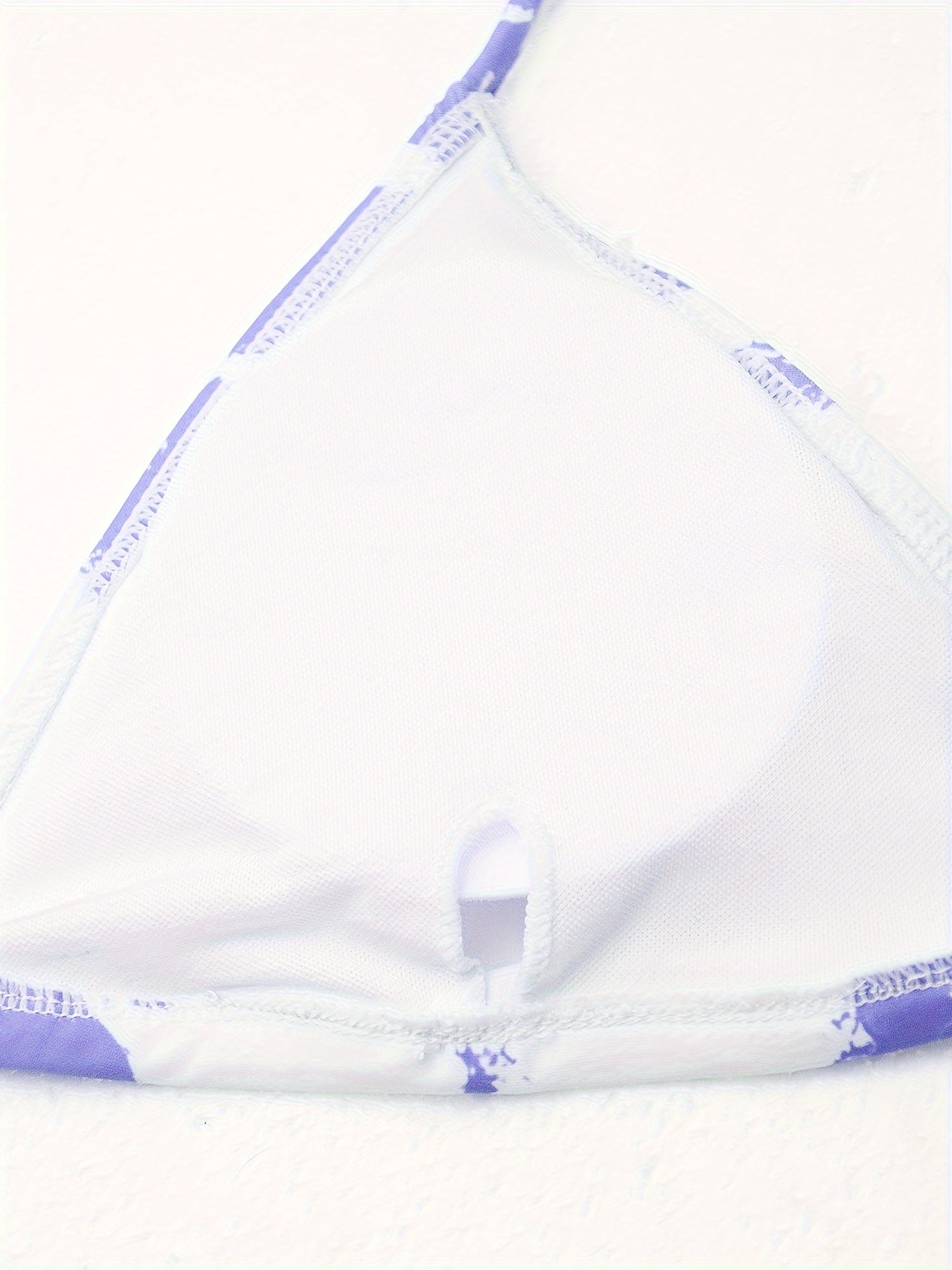 Bikini Donna 2 Pezzi Tie Dye - Halter Vita Alta Regolabile Stile Boxer