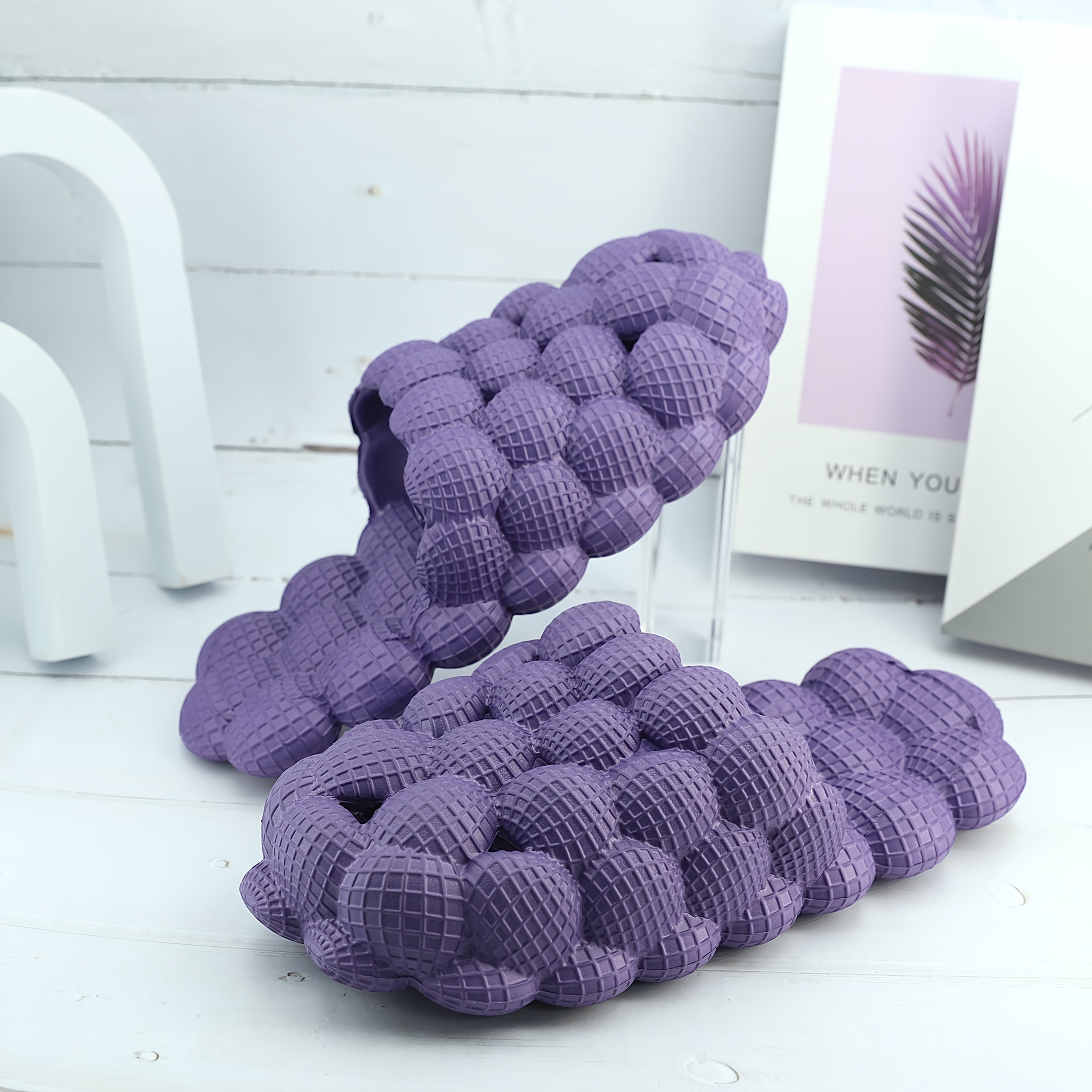 Ciabatte Bubble Slides Ultra Ammortizzate - Pantofole Unisex EVA Casual