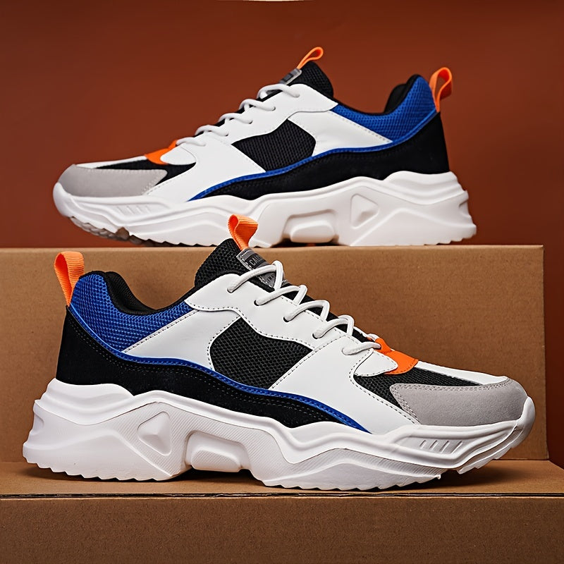 Sneakers Platform Uomo con Zeppa - Scarpe Sportive Dad Shoes Traspiranti