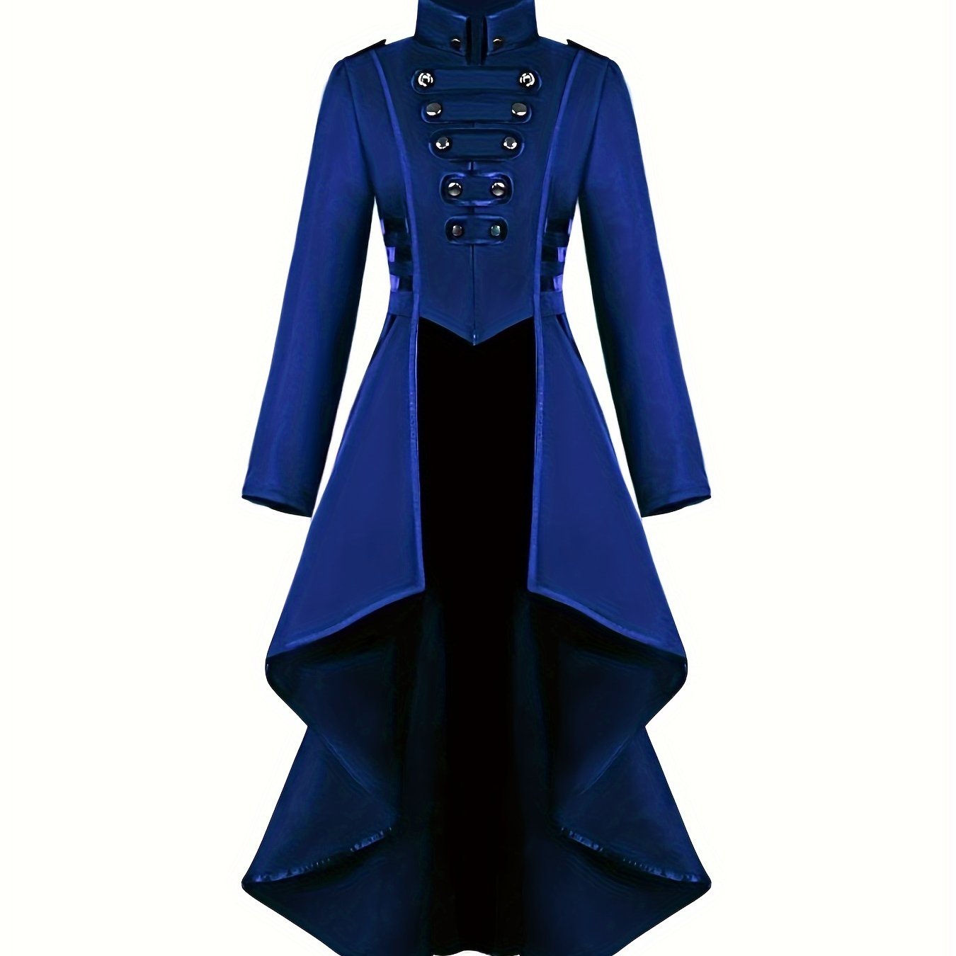 Titolo: Giacca Gotica Vintage con Bottoni Decorativi - Costume Pirata Vampiro Halloween Abbigliamento Donna