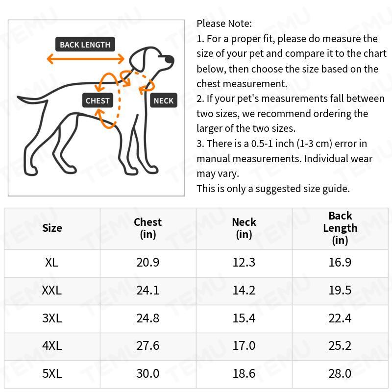1pc Maglione Cane Extra Large Inverno con Cappuccio - Isolamento Termico Resistente Tessuto Morbido Elastico